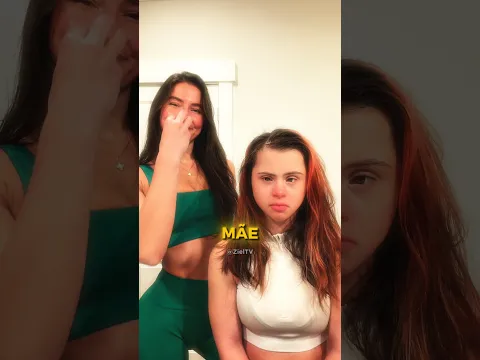 Ela encontrou uma forma de fazer a irmã sorrir novamente ❤️