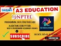 NPTEL Programming Data Structures and Algorithms Using Python Week 8 Programming Assignment Answer