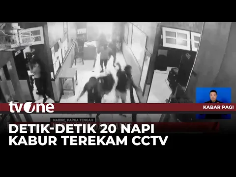 Insiden Napi Kabur Terjadi di Lapas Kelas IIB Nabire Terekam CCTV