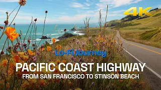 California Highway 1 from San Francisco to Stinson Beach January 2026 4K Lo-Fi Journey