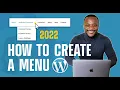 How to Create a Menu in Wordpress Wordpress Beginner Tutorial 2022