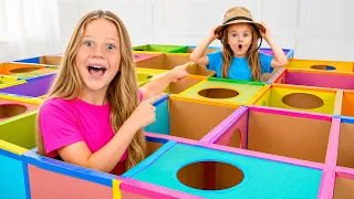 Nastya and Friends Build an Indoor Camp