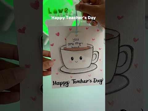 Happy Teacher's Day 🤩✨#shorts #art #drawing #teachersday #youtubeshorts