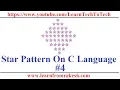 Star Pattern on C Language