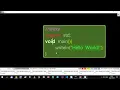 Experimental DLang IDE - The first Hello World project compiles and runs
