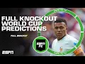 Predicting EVERY World Cup knockout game Who will reach the 2026 final ESPN FC
