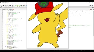 pikachu using python turtle