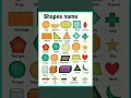 english - magic-r1q let s learn some important shapes name in English