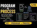 Program vs Process in Operating Systems What Happens When You Run a Program