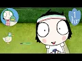Sarah Duck Learn to Play Doubles Tennis Outside More Cartoons for Kids