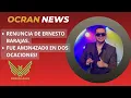Download Lagu OcraN News. Renuncia de Ernesto Barajas, Fue Am3n4zad0 2 veces!!