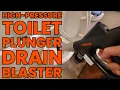 Toilet Plunger with High-Pressure Air Drain Blaster