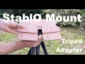 StablO Mount Installation - Universal tripod adapter for painting easel