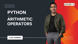 Python Arithmetic Operators Lecture 12 Python Data Analytics