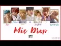 Download Lagu BTS - Mic Drop [COLOR CODED LYRICS English subs + Romanization + Hangul] HD