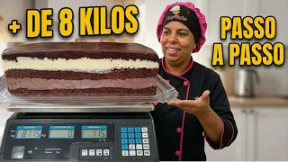 BOLO 2 AMORES DE 8 KG PARA 80 PESSOAS: QUANTO RECHEIO VAI?