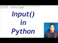 Input function in Python with string function and concatenation Python for beginners in Hindi Urdu