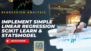 Simple Linear Regression in Python Scikit-learn and Statsmodel