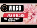 WOW MAY NEW BEGINNING MAY SUCCESS VIRGO JULY 16-31 2026 MID-MONTH TAROT READING
