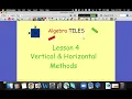 Using Algebra Tiles to Add and Subtract Polynomials