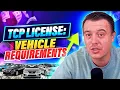 TCP License Vehicle Requirements for the California TCP Limousine Charter Party License