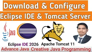 Install Configure Apache Tomcat 11 in Eclipse IDE 2026 Configure Tomcat Web Server in Eclipse