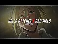 hello bitches x bad girls ﹙cl \u0026 m.i.a.﹚ // audio edit (version 2)