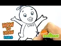 How to Draw Pablo Drawing The Backyardigans