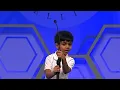 Adorable 6 Years old Akash Scripps National Spelling Bee 2016 Round 2