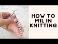 How To Knit M1L Make One Left - Increasing One Stitch