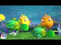 Five Little Fishies 🐠 Counting & Numbers Songs for Toddlers | HeyKids - Nursery Rhymes