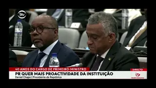 Carlos Uqueio - curador da exposição comemorativa dos 40 anos do Gabinete do PM