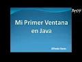 Mi primer ventana en Java