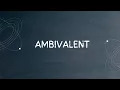What Does Ambivalent Mean A-Z Dictionary Series