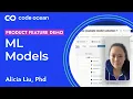 Models Code Ocean product feature demo