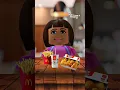 Download Lagu Dora tries Mcdonalds Mukbang 🤪 #shorts