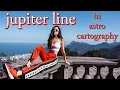 JUPITER LINE IN ASTROCARTOGRAPHY - WHERE TO TRAVEL TO FOR PERSONAL GROWTH example Brazil