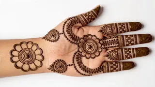 Stylish easy mehndi design | front hand mehndi design new | simple mehndi design | mehndi design