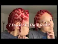 INSTANT LOC UPDATE Dying my Locs Red with NO BLEACH Beginner Friendly Red Hair Tutorial