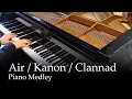 Download Lagu Air (TV), Kanon (2006), Clannad After Story - Key anime piano medley