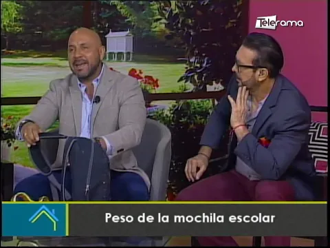 Peso de la mochila escolar