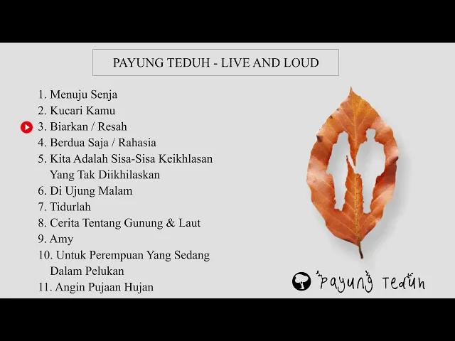 Download MP3 Payung Teduh - Live and Loud  Full Album Terbaik 2022
