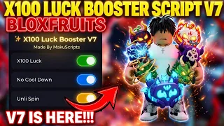 UPDATE X100 Luck Booster V7 Blox Fruits Script UNDETECTED UNLI SPIN FREE KITSUNE