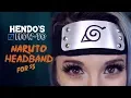 How to Make a NARUTO Headband for 5 from a Soda Can Cosplay Free Pattern