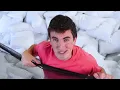 24 HOURS In A PILLOW-FILLED TRAMPOLINE