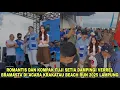 Download Lagu Romantis dan Kompak Fuji Setia Dampingi Verrel Bramasta di Acara Krakatau Beach Run 2025 Lampung