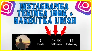 Download Instagram tekin nakrutka 2022//Instagramga nakrutka urish 2022 MP3