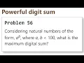 Project Euler Problem 56