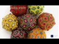 beaded ball elegant design and easy to make for tutorial