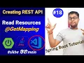 Creating REST API using Spring Boot Creating GET functionality Full Project setup and Code